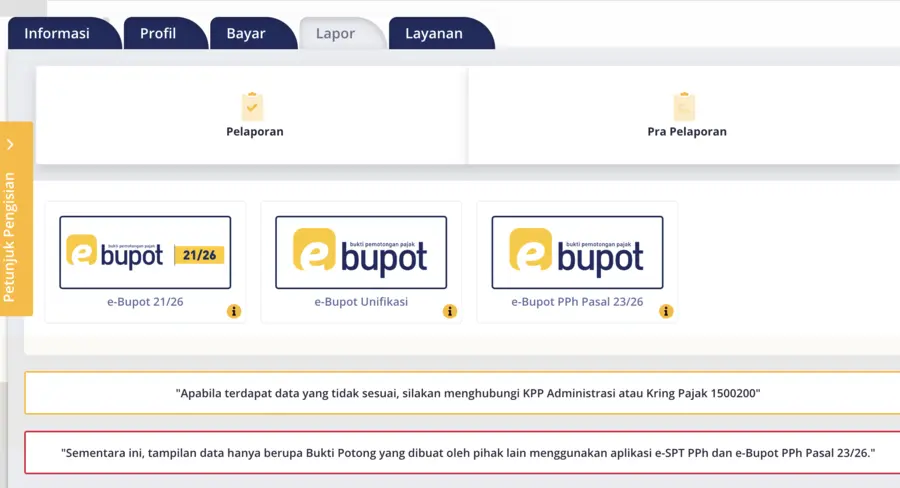 cara lapor pph 21 2024