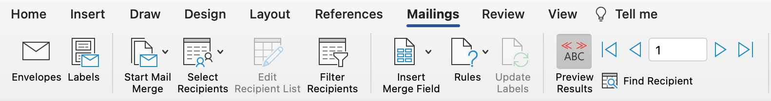 cara merubah rupiah mail merge