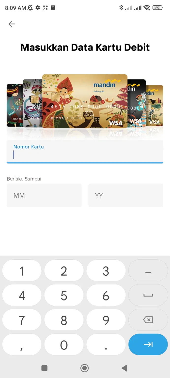cara login mandiri livin