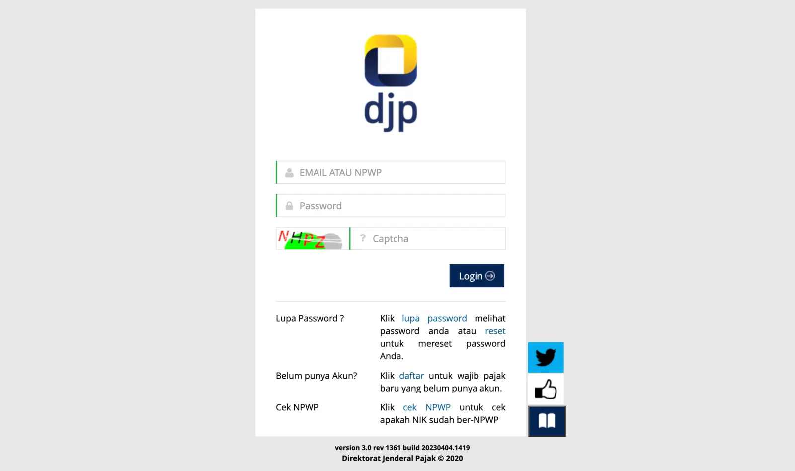cara daftar npwp online