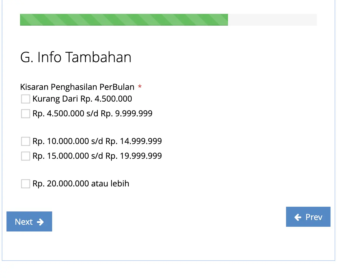 cara daftar npwp online hp