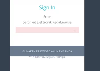cara memperpanjang sertifikat digital pajak