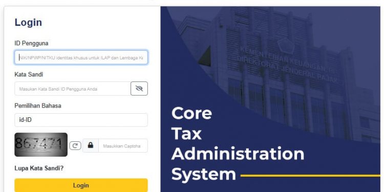 CARA LOGIN CORETAXDJP