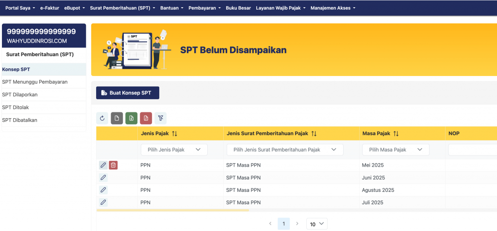 cara pembetulan spt